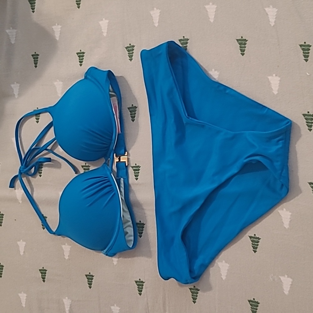 Blue Women's Bikini Set